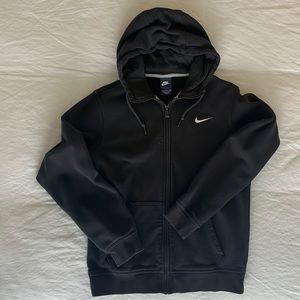 Nike Mens Zip up hoodie black